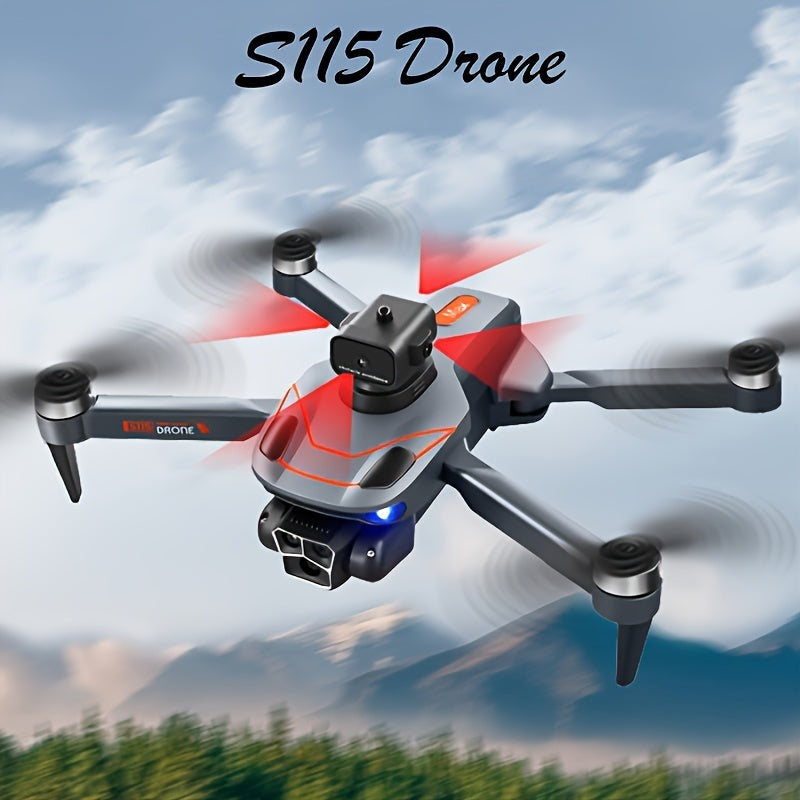 Rc Drones With Camera For Adults Obstacle Avoidance Mini Drone With Altitude Hold Mode, Opticalflow Positioning Brushless Motor FPV Drone Rc Quadcopter Fpv Drone For Kids 8-12 Remote Control Toys Cool