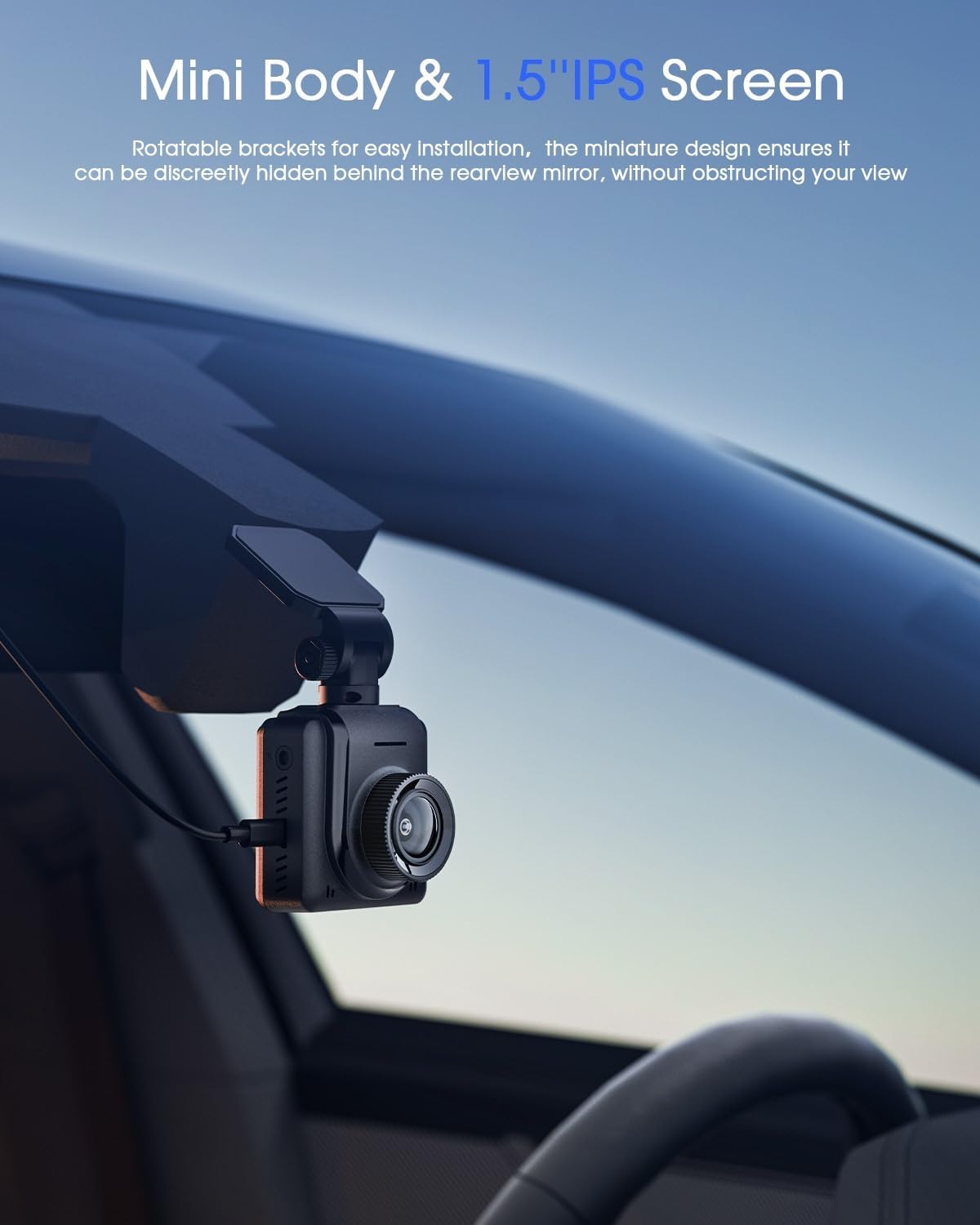 2K WiFi Smart Dash Cam