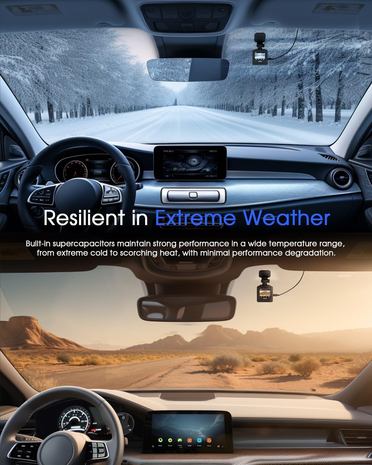 2K WiFi Smart Dash Cam