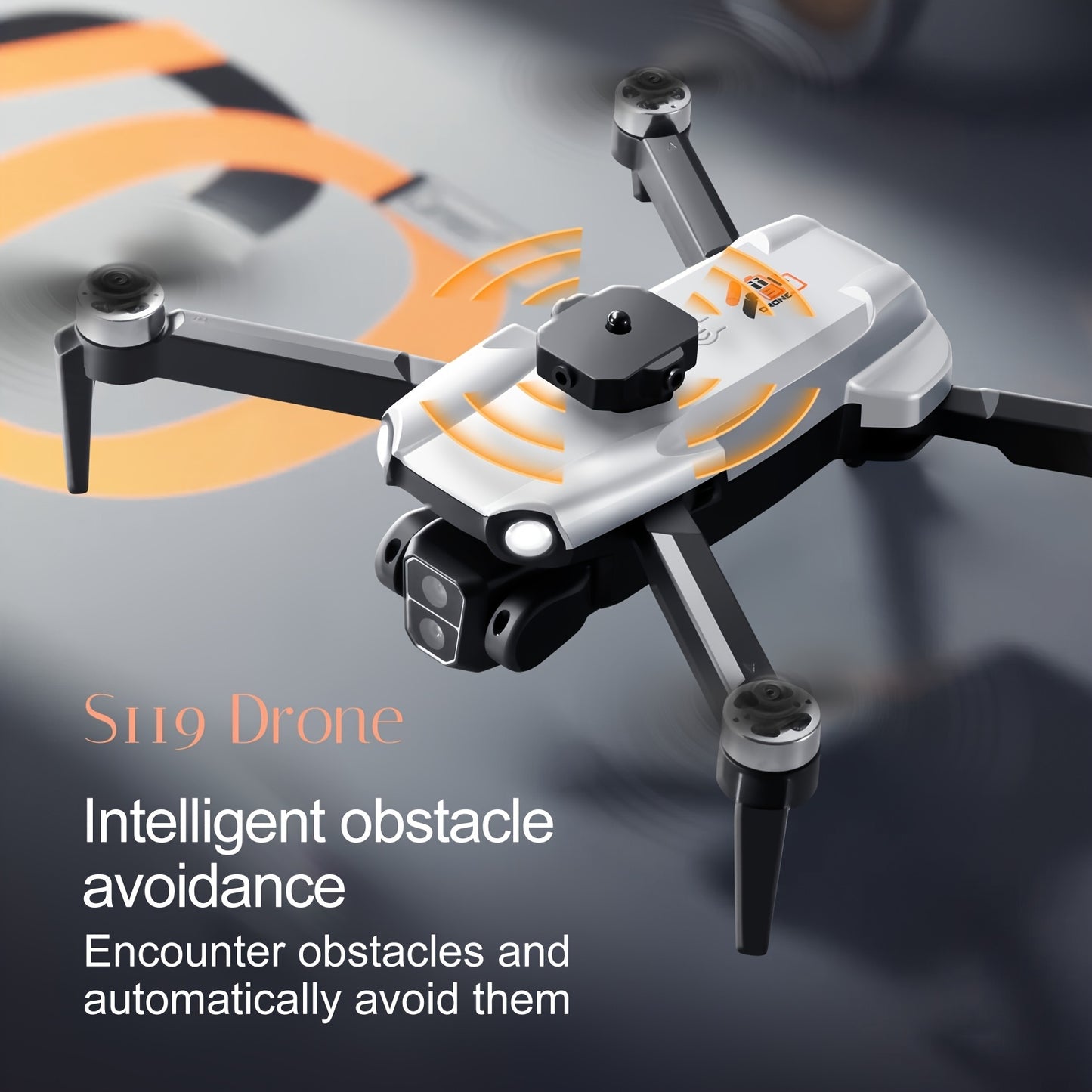 S119 Beginner Trajectory Flight Drone 480p Camera Quadcopter Optical Flow Positioning Four-Sided Obstacle Avoidance UAV