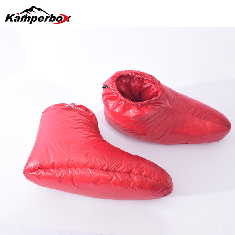 Kamperbox Down Slippers Down Socks Camping Down Boots Sleeping Bags Camping Down Socks AQ3