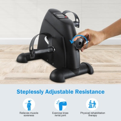 Mini Exercise Bike Rehabilitation Training Walking Machine Home Rehabilitation Maximum Weight 120KG With Electronic Display And Instep Restraint Strap