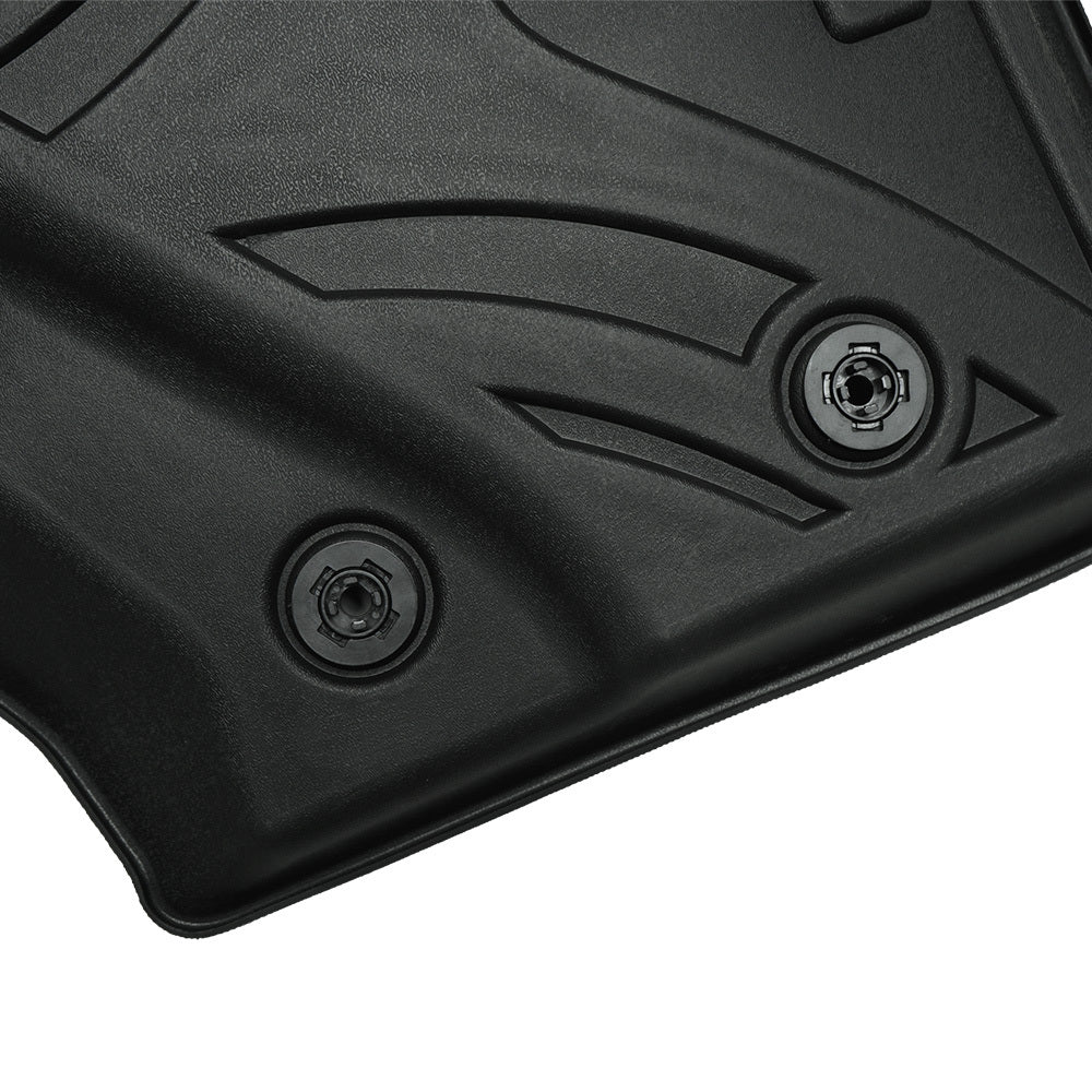 Car Floor Mats For 2021-2023 Ford Bronco 4 Doors 3D TPE All-Weather Floor Mats, Full Set Interior Car Accessories- Not Fit 2 Doors Version