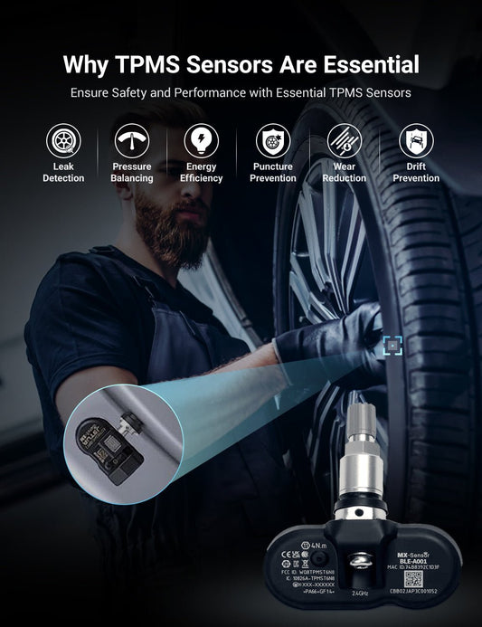 BLE Bluetooth Tire Pressure Monitoring Sensor(TPMS) for Model 3/Y/S/X
