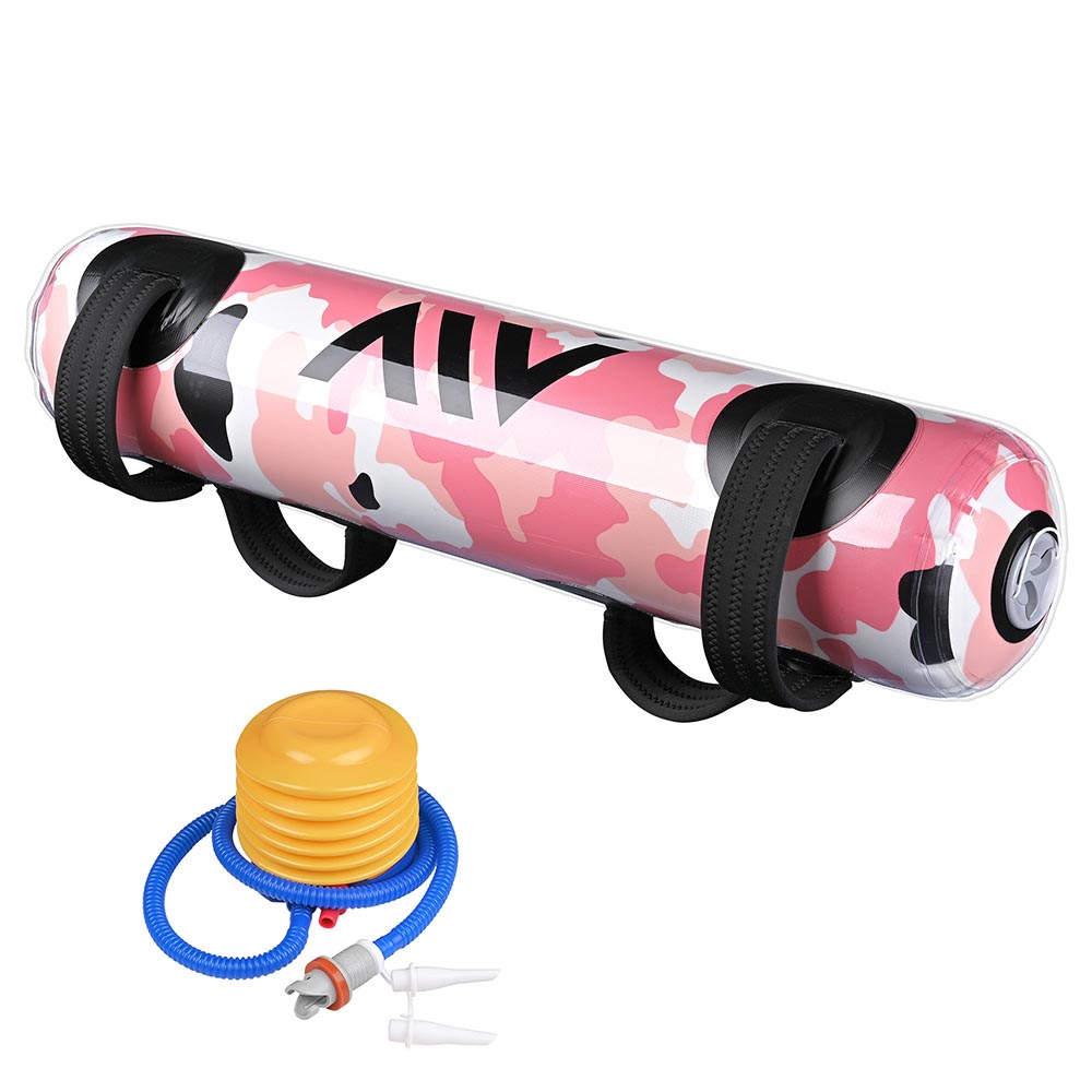 Workout Core Bag Weight Lifting Aqua Bag 33lbs Pink Camo