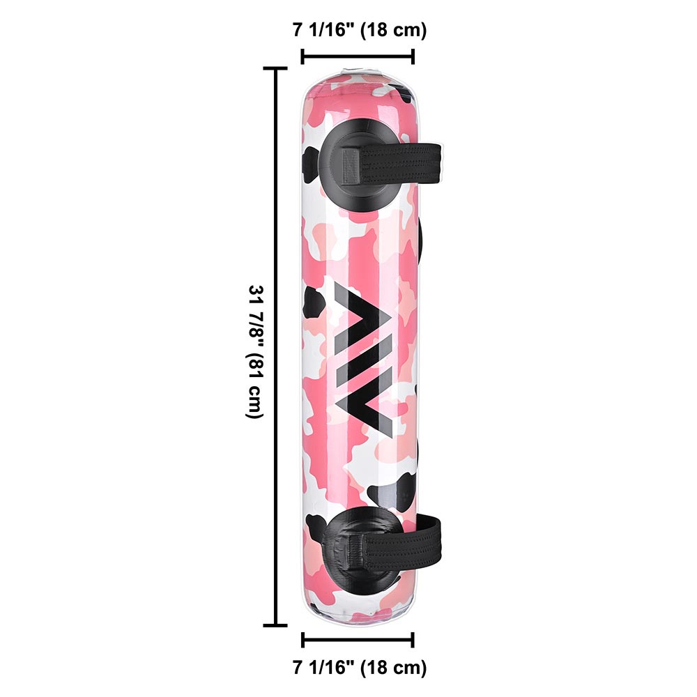 Workout Core Bag Weight Lifting Aqua Bag 33lbs Pink Camo