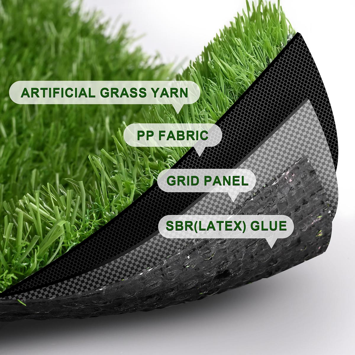 Agility Turf for Sled Push/ Pull Hybrid Training 13/16"H
