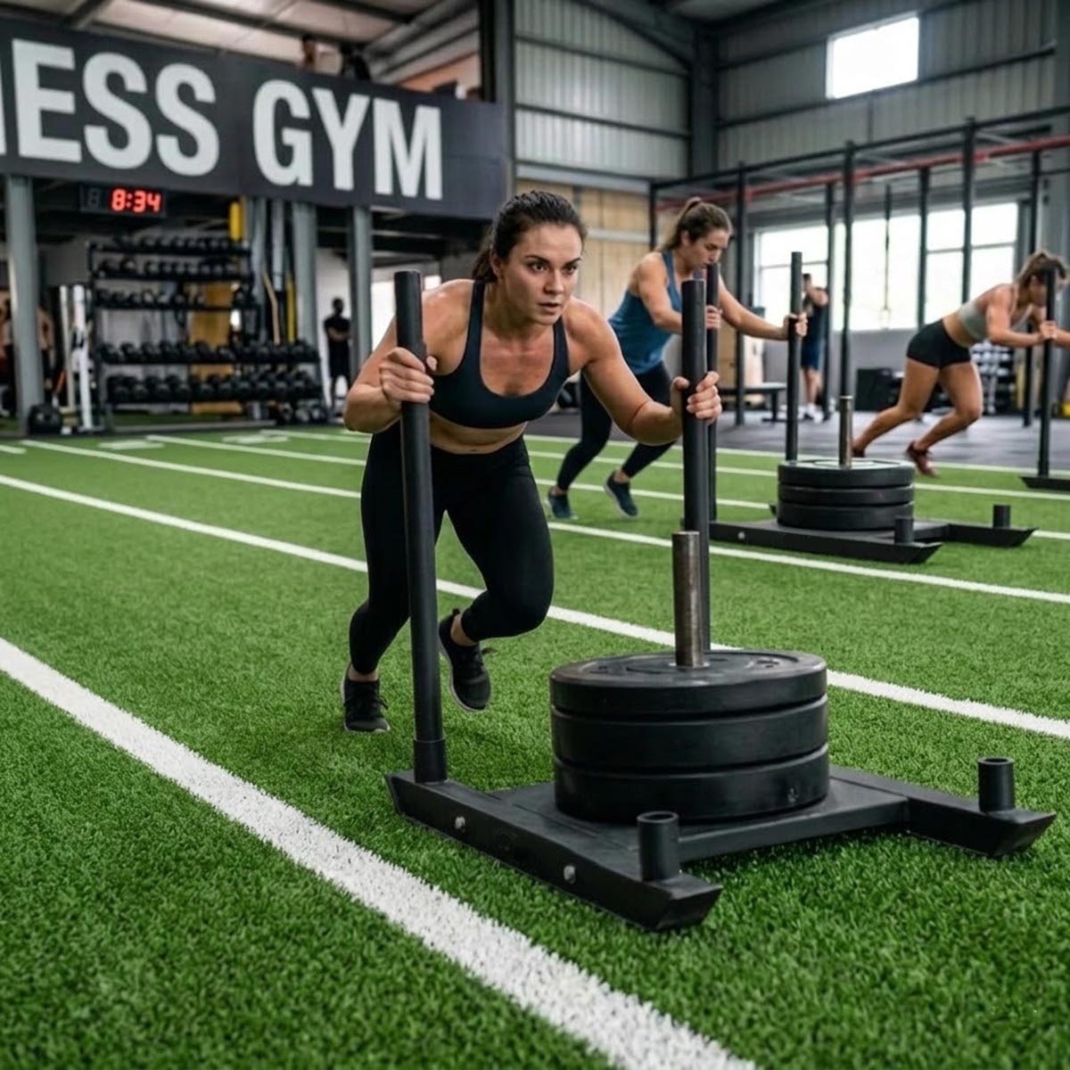 Agility Turf for Sled Push/ Pull Hybrid Training 13/16"H