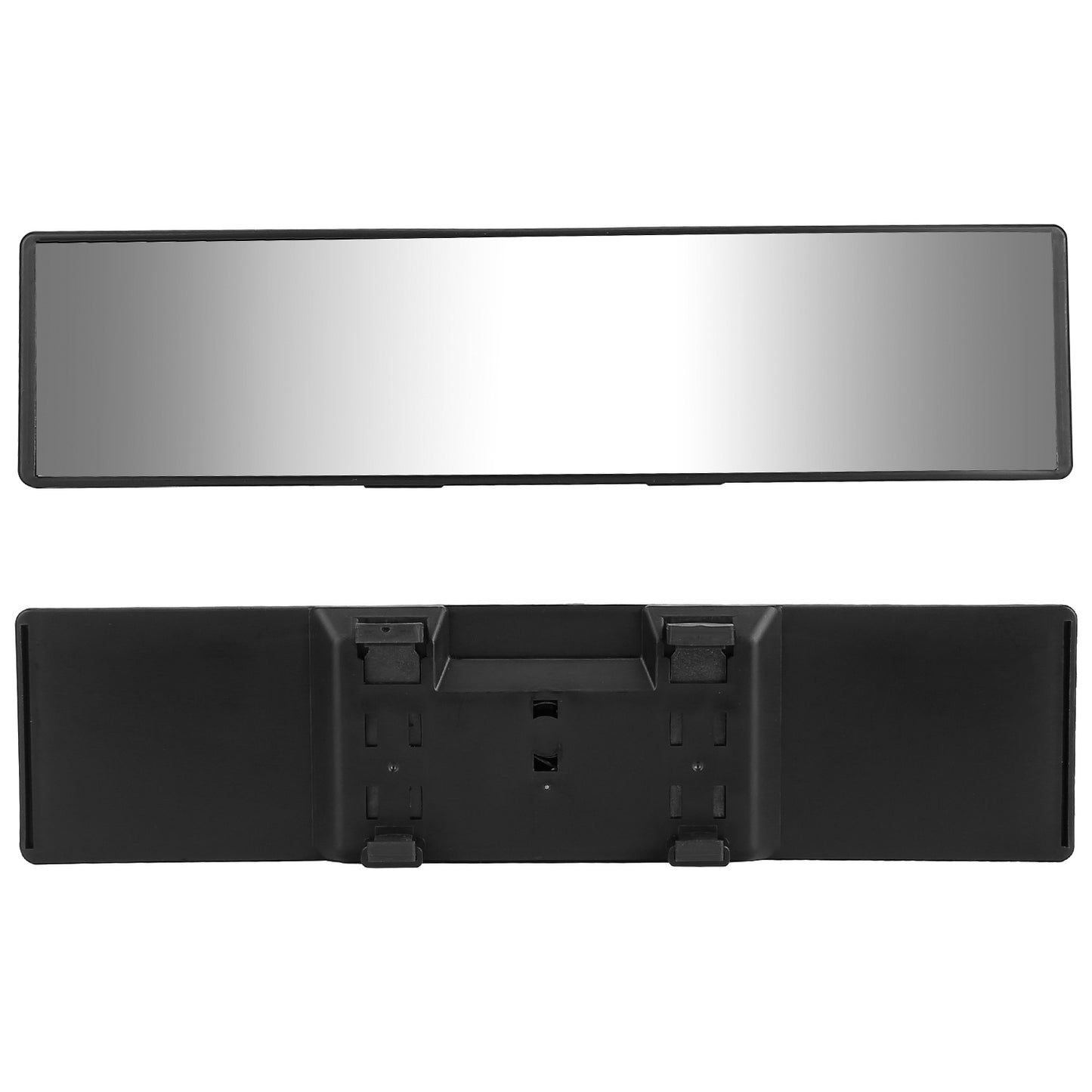 Car Rearview Mirror 11.4in Interior Clip-on Curve Convex Panoramic Anti-glare Rear View Mirrors With Wide Viewing Range For Cars SUVs Trucks Vehicles