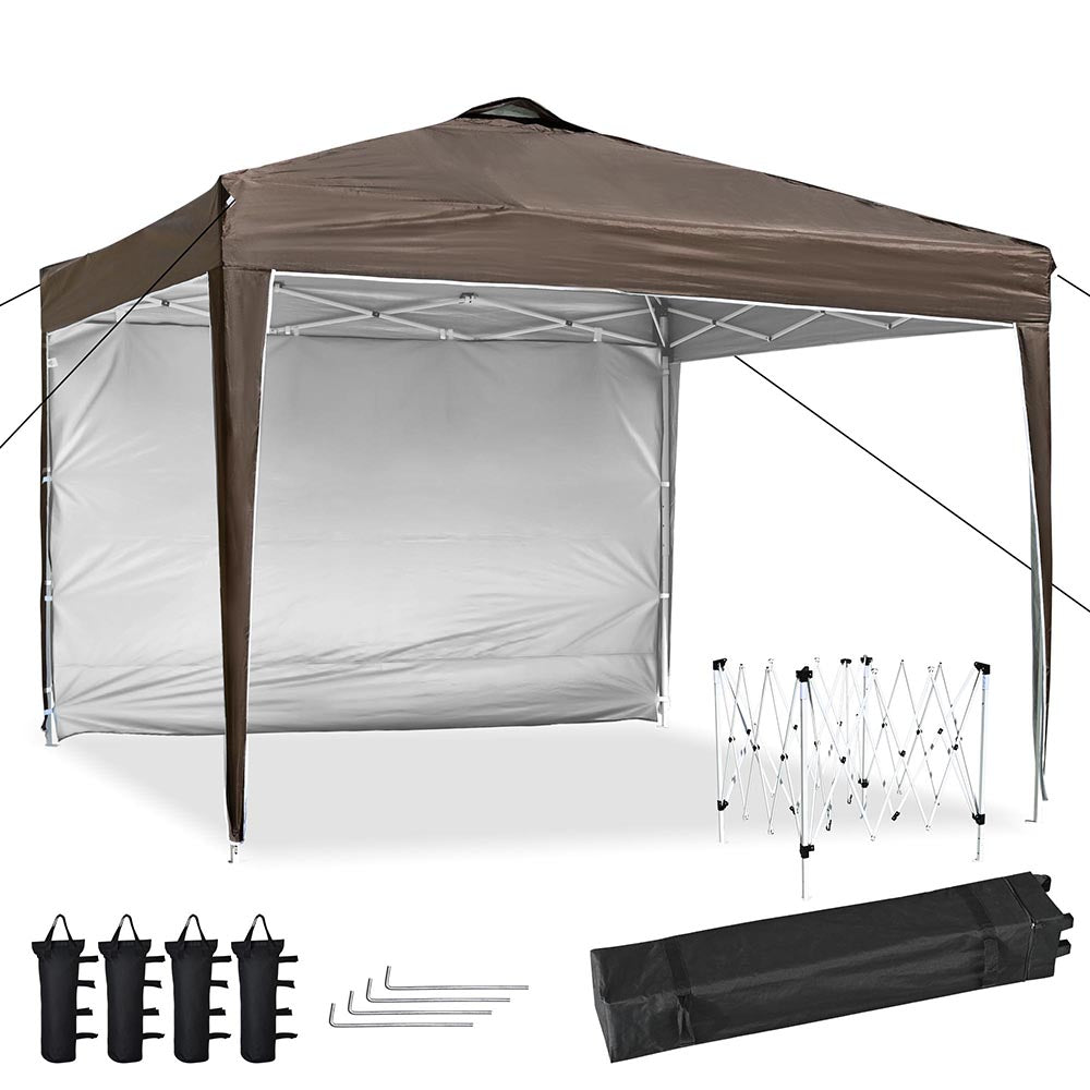 10x10 Pop Up Canopy Tent with Weight Bags Air Vent