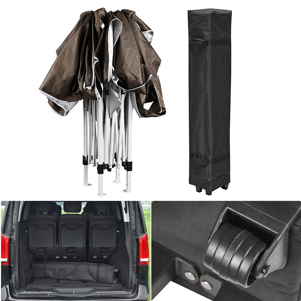 10x10 Pop Up Canopy Tent with Weight Bags Air Vent