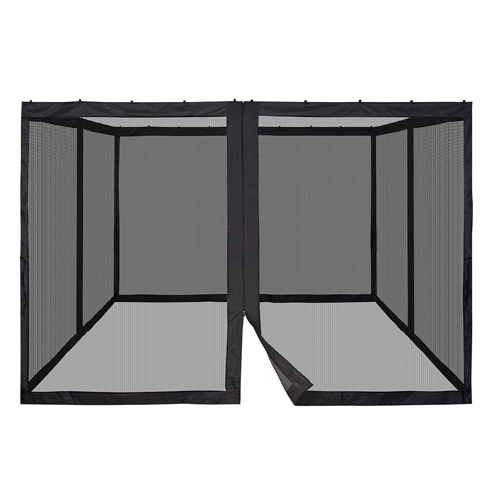 9.8'W x 6'H Gazebo Mosquito Netting for 10'x10' Gazebos