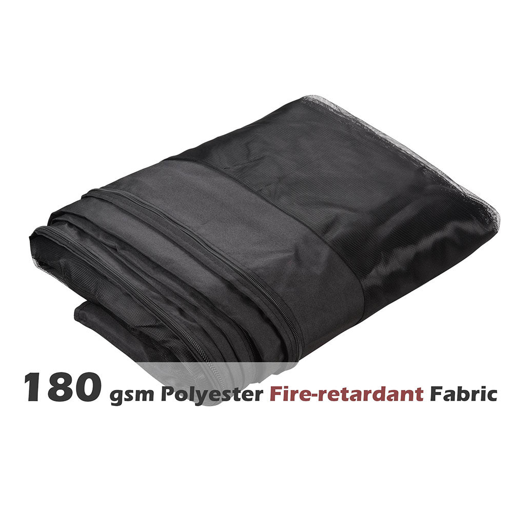9.8'W x 6'H Gazebo Mosquito Netting for 10'x10' Gazebos