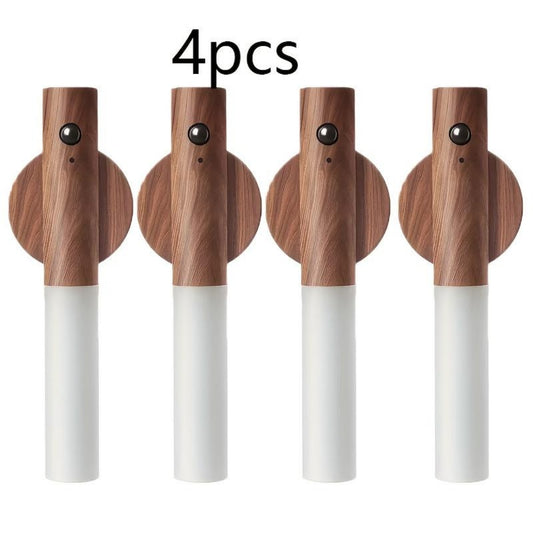 Wood Grain Sensor Lights Add A Warm Atmosphere To Your Home. Ideal As Night Lights And Home Decoration Mood Lighting