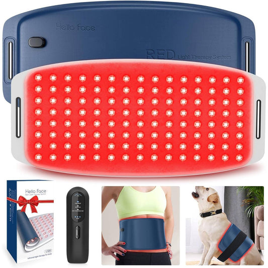 Red Light Therapy Belt For Body,Cordless Near Infrared Light Therapy Pain Relief