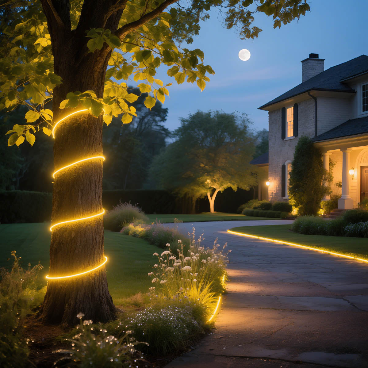 10ft 2700K Neon Rope Light Replacement Strip Light 120V