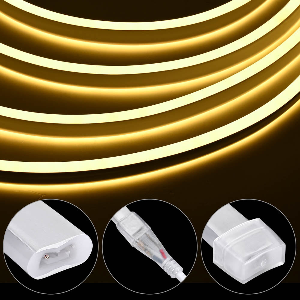 10ft 2700K Neon Rope Light Replacement Strip Light 120V
