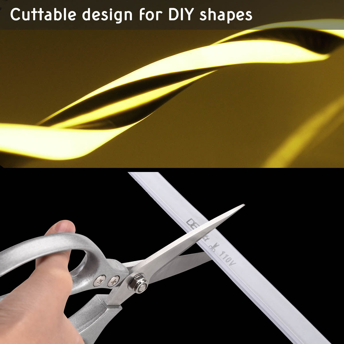 10ft 2700K Neon Rope Light Replacement Strip Light 120V