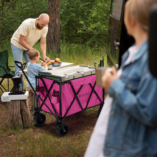 225L Foldable Wagon Heavy Duty Collapsible Utility Cart