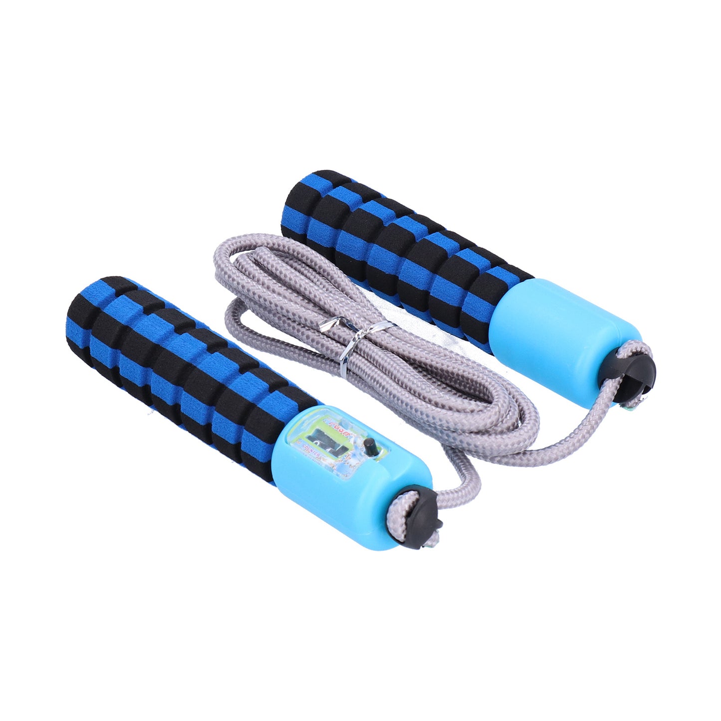 Unisex Jump Ropes with Electronic Counter Adjustable Counting Skipping Rope for ExerciseBlue