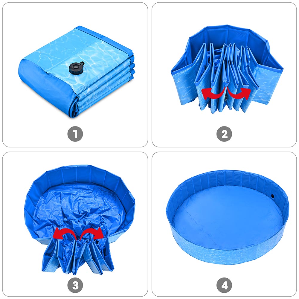 Foldable Pool for Kids Dog Pet Bath Small to Large