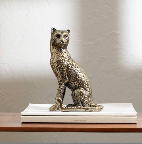 Decorative JaguarSculpture-Animal Figurine-5.5x3.5x8.5