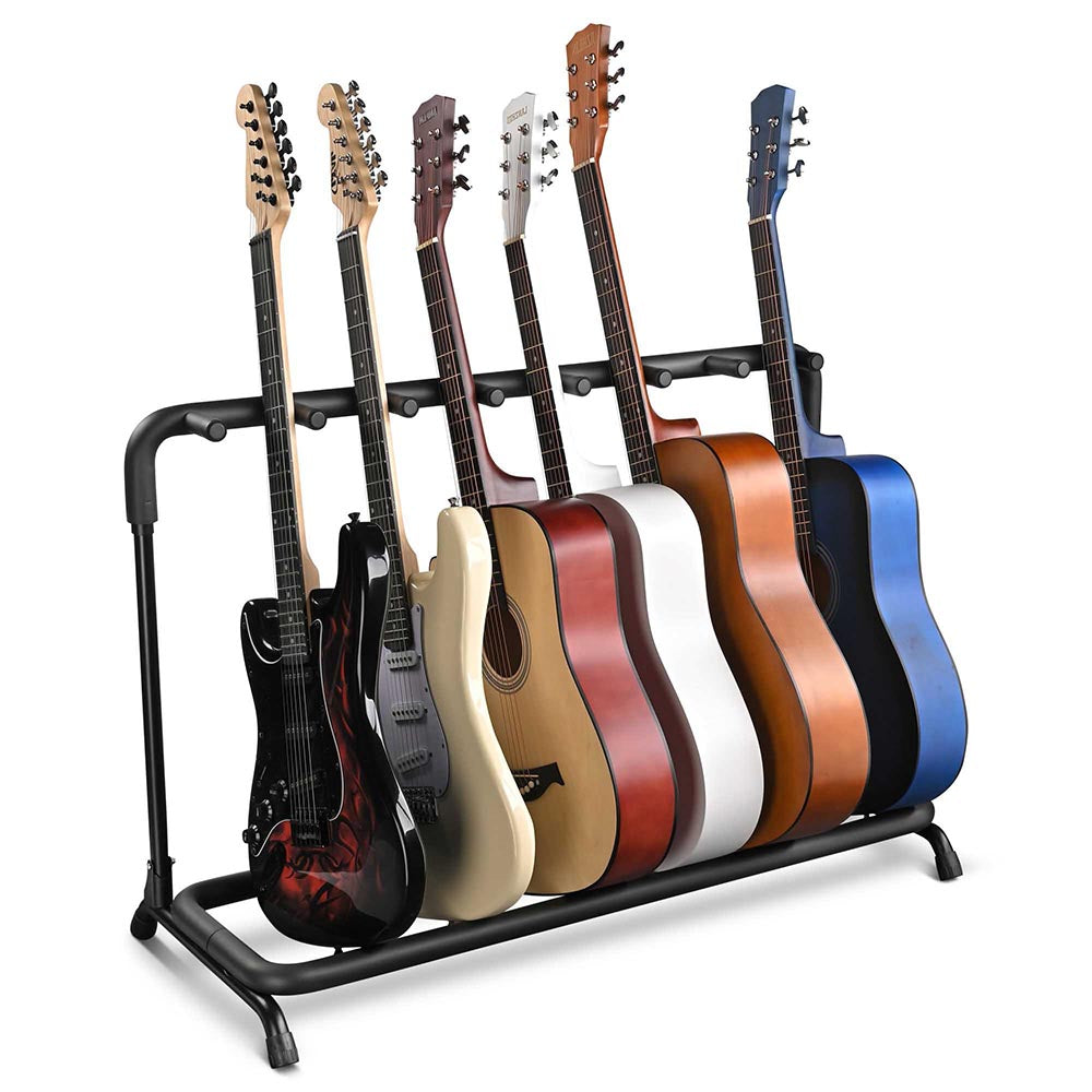 Stage Guitar Bass Stand Folding Display Rack 3/ 5/ 7/ 9 Opt