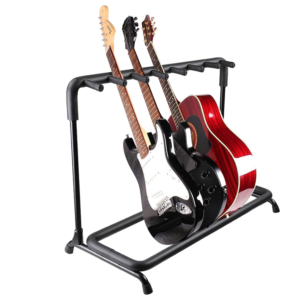 Stage Guitar Bass Stand Folding Display Rack 3/ 5/ 7/ 9 Opt
