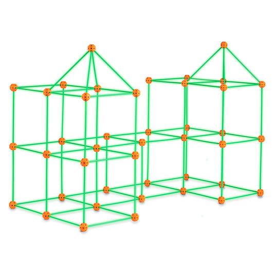 VEVOR Tent Fort Building Kit For Kid Glow In The Dark STEM Construction Toy 140P