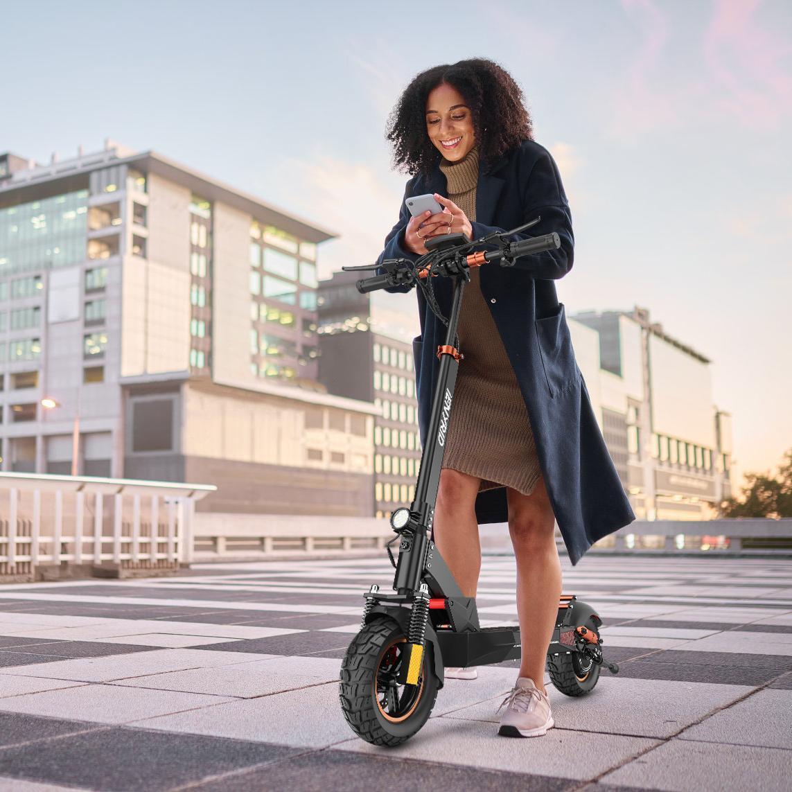 New IE Kugou M4 Pro S With Seat High Speed Electric City Scooter Suitable For Young Adults Teenagers