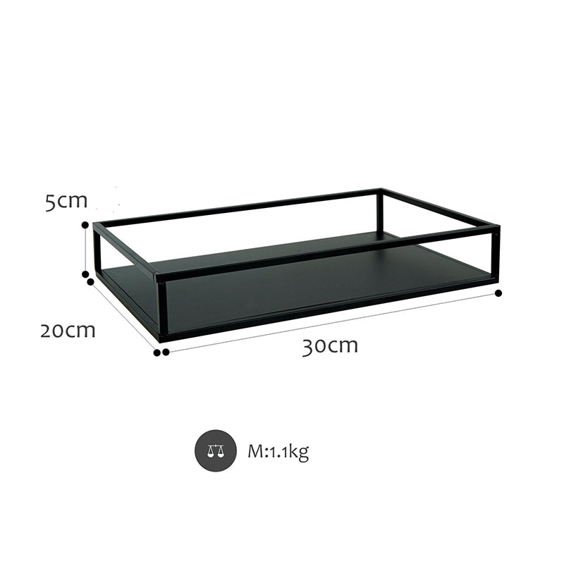 Tea Break Dessert Rack Set Simple Modern Black Iron Cake Plate Marble Tray Creative Cake Rack
