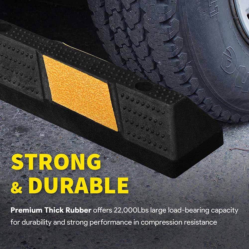 36 in Commercial Rubber Parking Stop Block Wheel Tire Curb