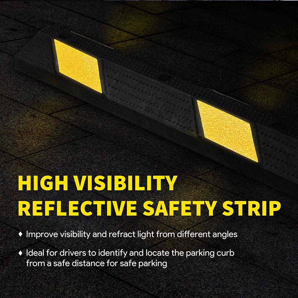 36 in Commercial Rubber Parking Stop Block Wheel Tire Curb
