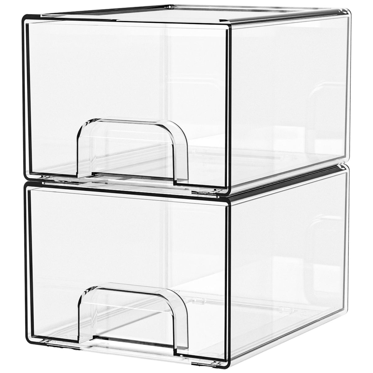 Clear Stackable Storage Drawers – Acrylic Organizer