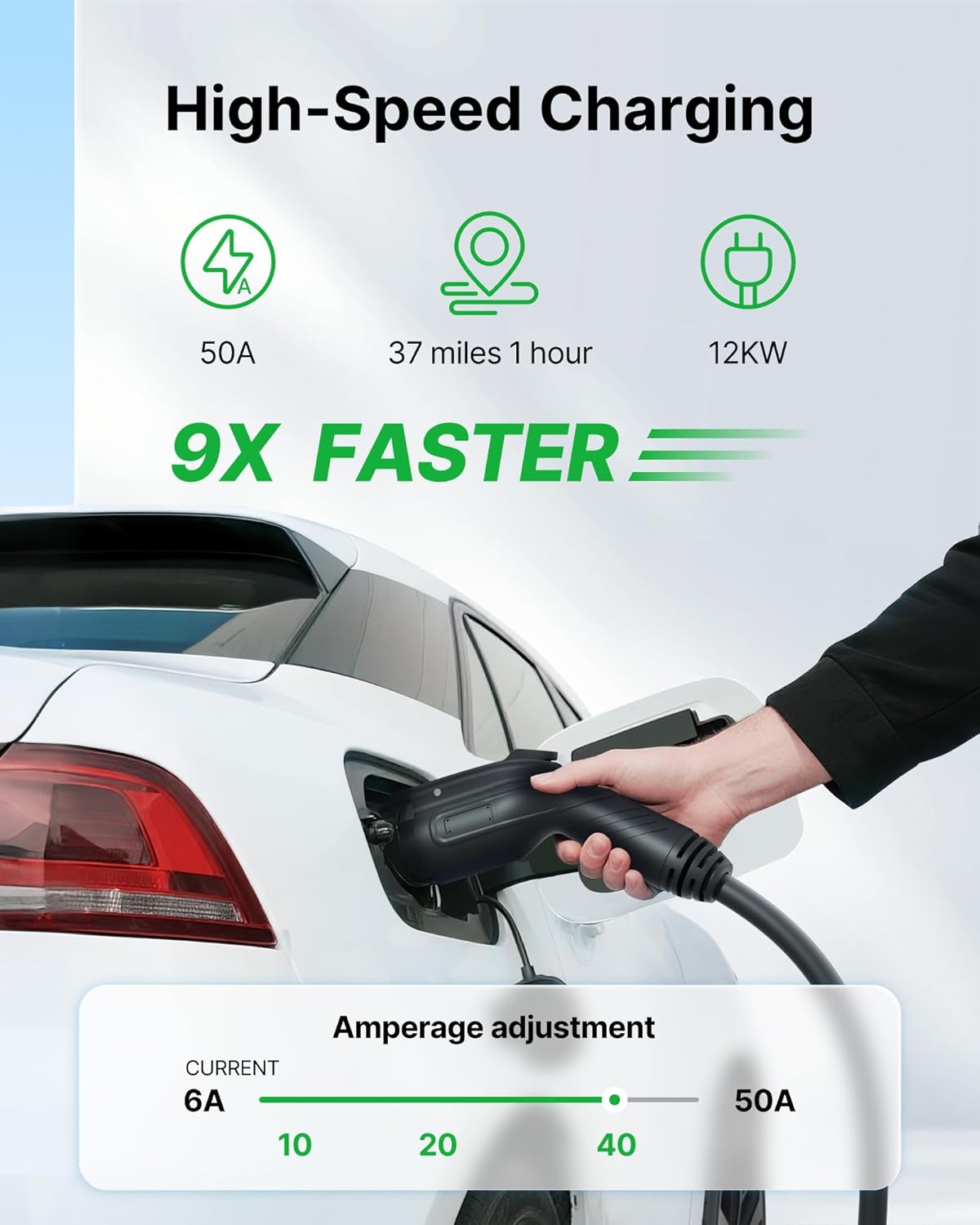 AC Single Charger 50A EV Charger