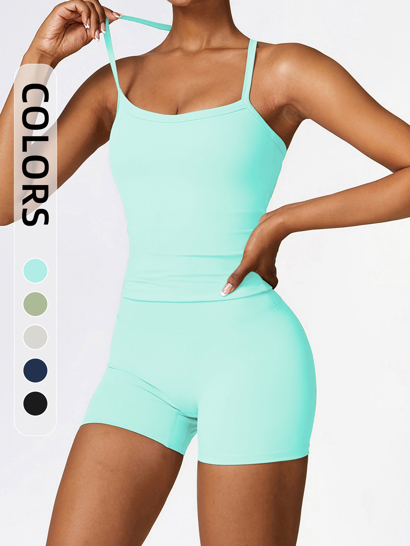 Women's Strapless Backless Sports Vest, Comfortable Yoga Gym Exercise Sling, Breathable Women's Sports Sling, With Quick-drying Trousers.