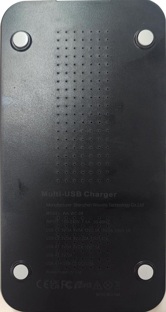 70W Charging Station For Multiple Devices, 5 In 1 Fast Charging Dock With 10W Max Wireless Charger And 4 Ports , 30W USB C PD Fast Charging For IPad, IPhone,Tablets,Kindle