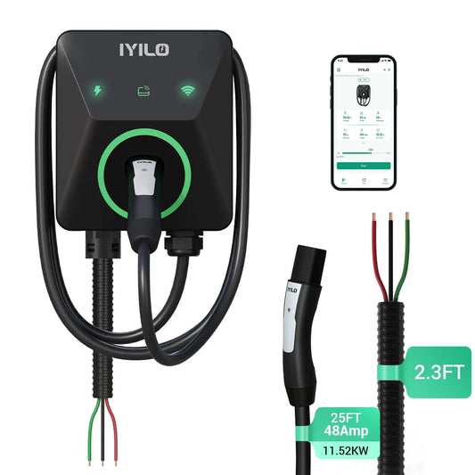 Level 2 EV Charger NACS (J3400)Hardwired – 48A