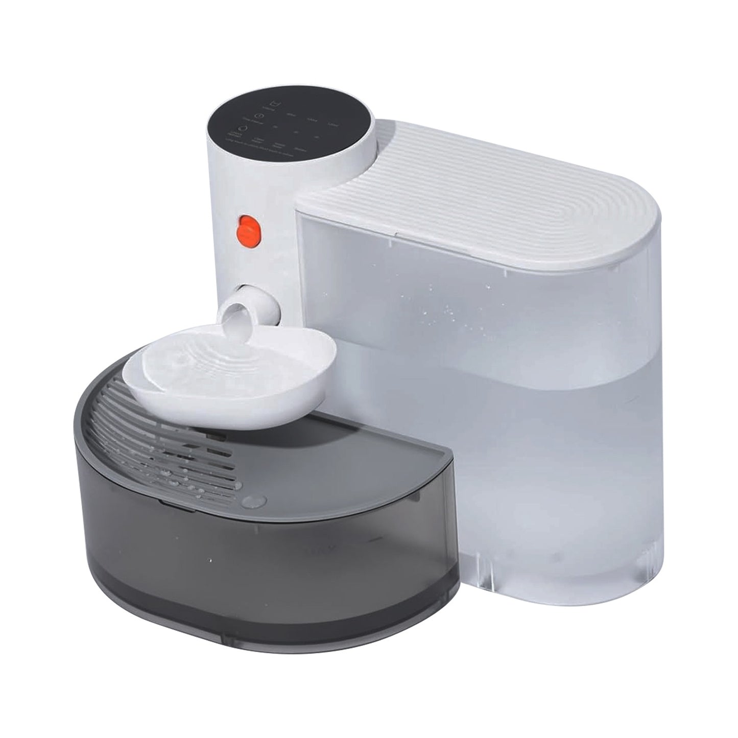 1Pc Smart Pet Water Fountain Automatic Cat Water Dispenser 3L Cordless Rechargeable Dog Water Fountain Self-Refill With 3 Adjustable Volume 3 Time Intervals Touch Control