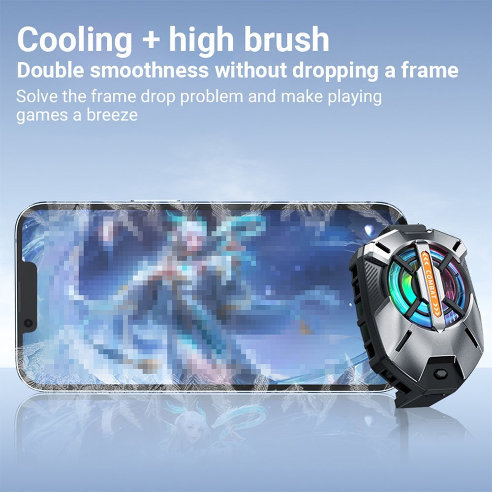 Cell Phone Cooler Black Shark Cooler Cellphone Radiator For 2.63-3.46 In IOS Android Semiconductor Heatsink Cooling