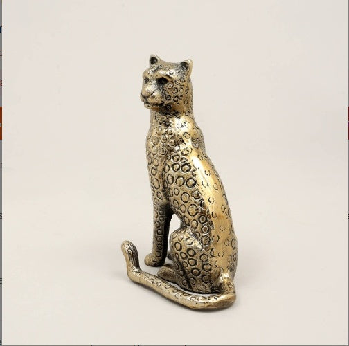 Decorative JaguarSculpture-Animal Figurine-5.5x3.5x8.5