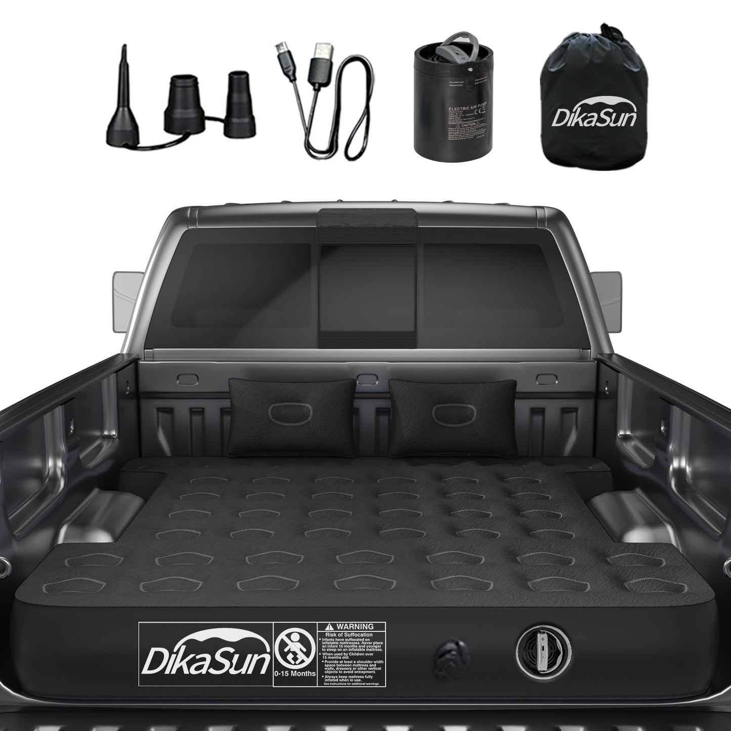 DikaSun Dodge 5.5-5.8ft | 6-6.5 ft  Truck Bed Air Mattress