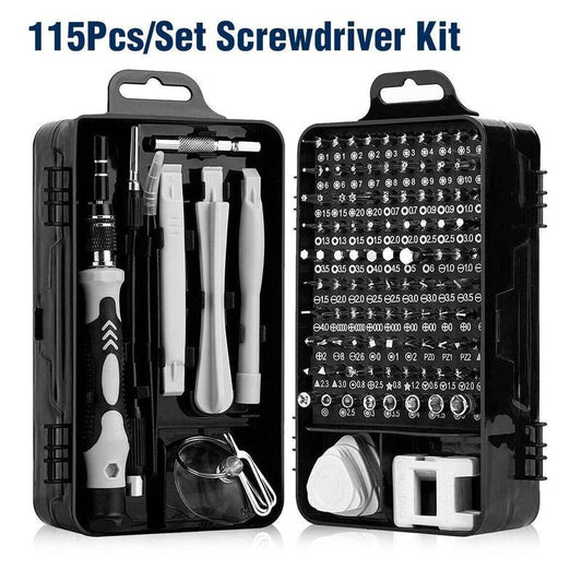 Precision Screwdriver Set, Professional Grade 115 In 1 Magnetic Repair Tool Kit For Electronics, Computer, IPhone, Laptop, Game Console, Watch, Eyeglasses, Modding, And DIY Projects