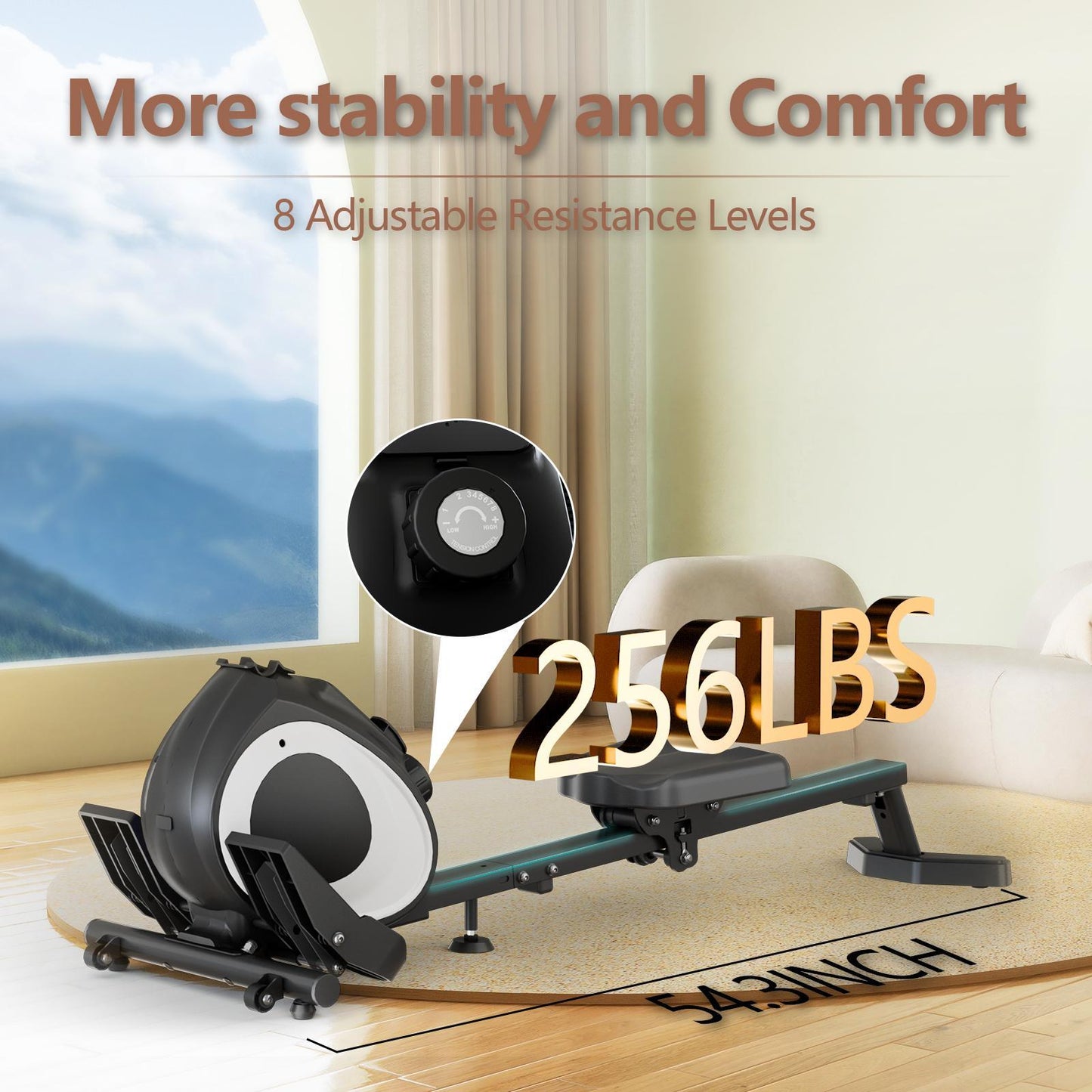 Home Magnetic Resistance Rowing Machine