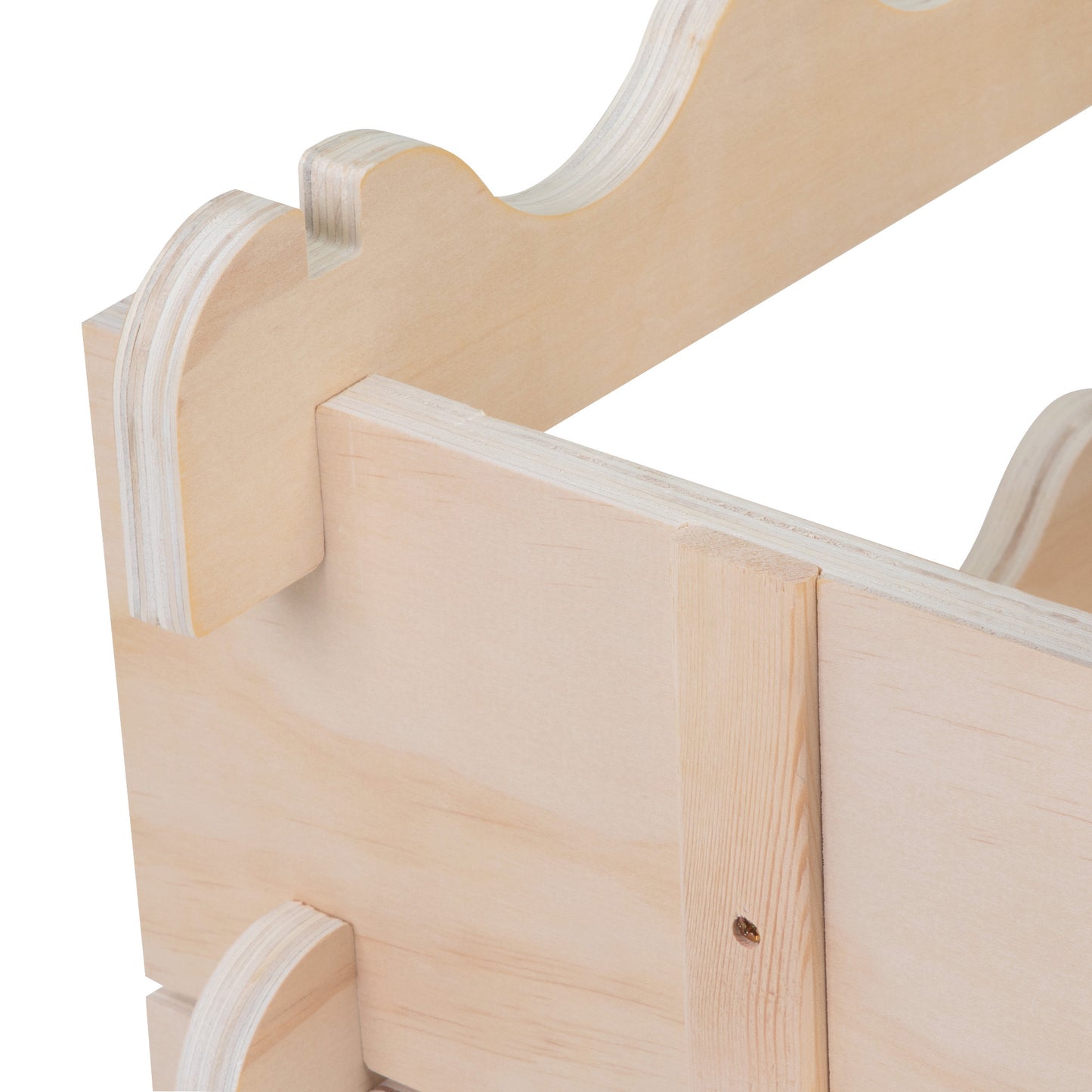 54-Bottle Wine Rack, Freestanding Wood Storage Display Shelf - Natural