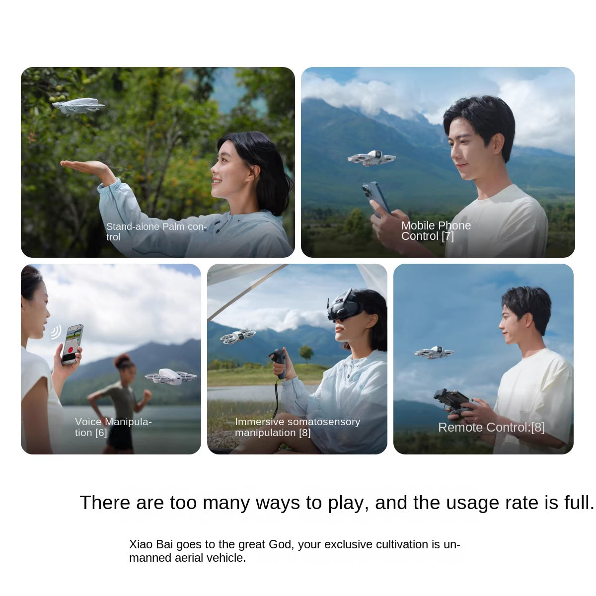4K Handheld Vlog aerial photography drone novice entry-level outdoor camping tourism AI intelligent tracking flight camera