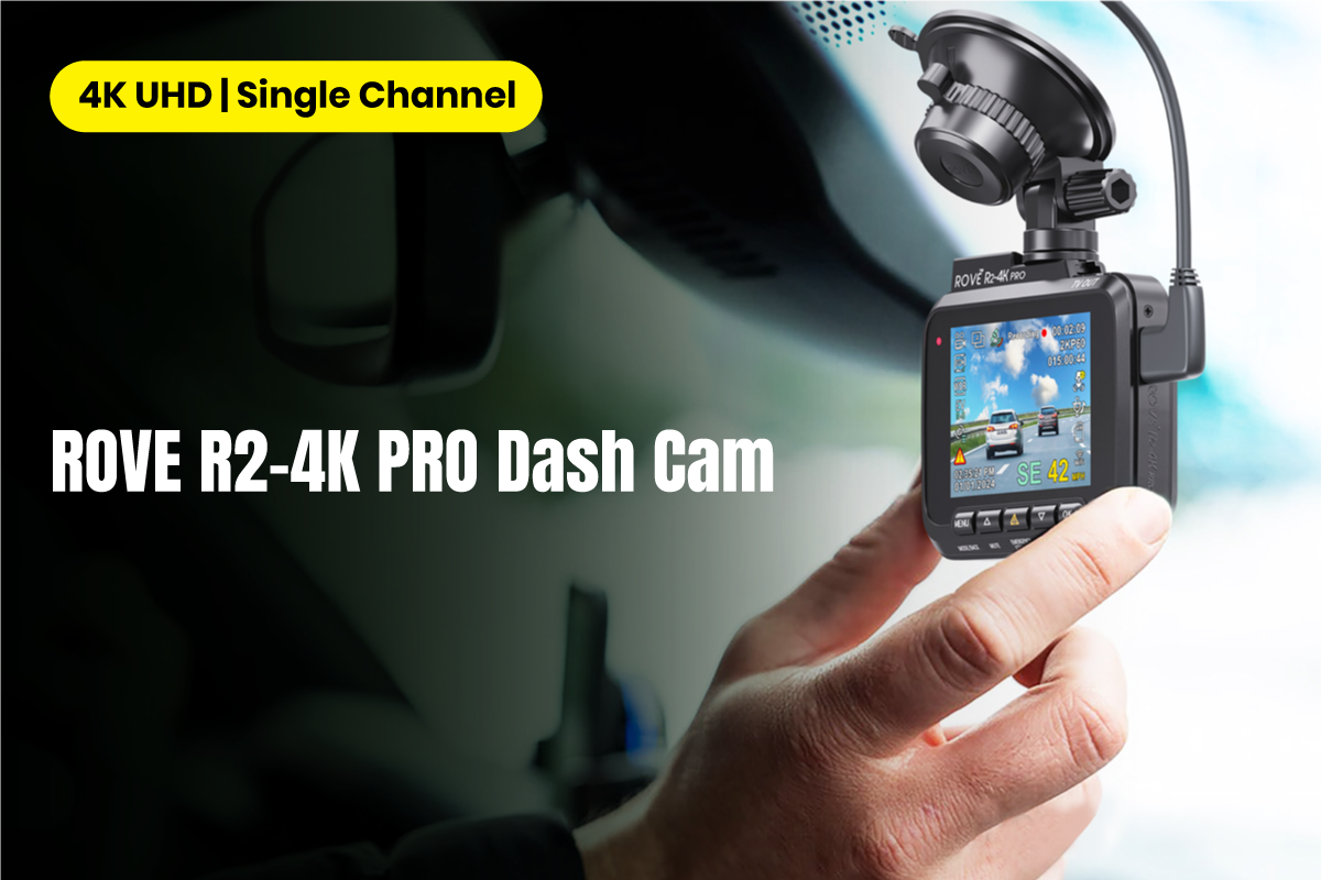 R2-4K PRO Dash Cam, Built-in GPS, 5G WiFi Dash Camera for Cars, 2160P UHD 30fps Dashcam with APP, 2.4" IPS Screen, Night Vision, WDR, 150° Wide Angle, 24-Hr Parking Mode, Supports 512GB Max
