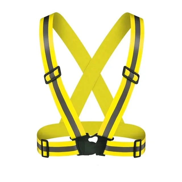 Durable Reflective Safety Vest for Nighttime Activities