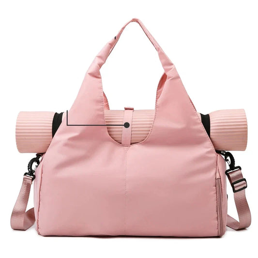 Women's Large Capacity Travel Handbag with Multiple Pockets