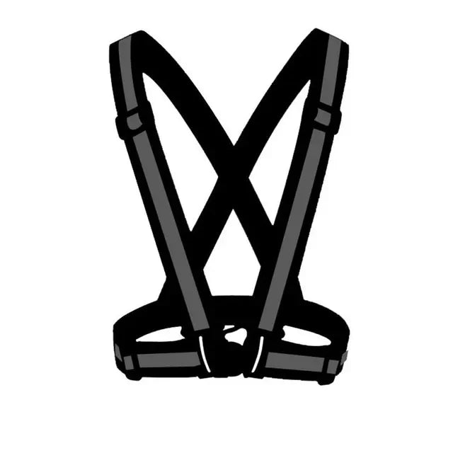 Durable Reflective Safety Vest for Nighttime Activities